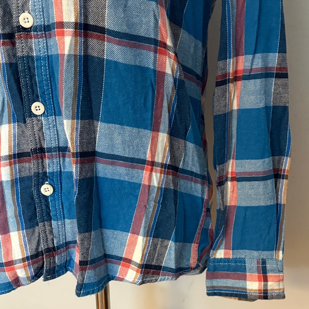 JNCO Button Down Plaid Shirt Size Medium - Picture 4 of 8